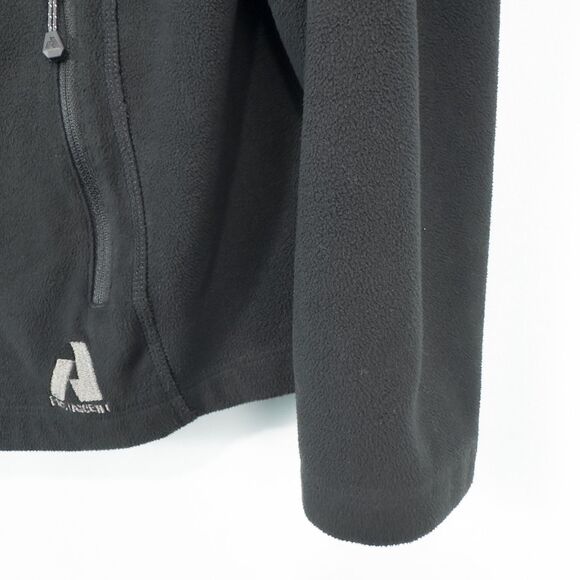 Eddie Bauer First Ascent Full Zip Lightweight Fleece Jacket Womens Medium Black - Picture 8 of 16